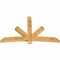 Ekena Millwork Alberta Rough Sawn Timber Gable Bracket, Western Red Cedar, 84"W x 53"H x 4"D x 6"F, 15/12 Pitch GBW084X53X0406ALB00RWR - alternate 5